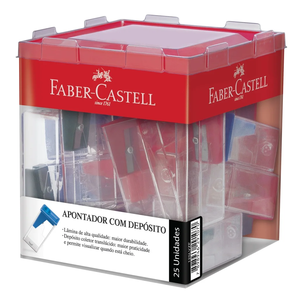 Faber CastellCX 25 UN Assorted Color Sharpener