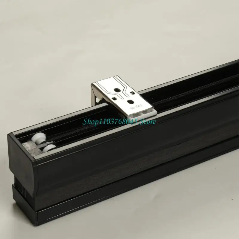 R53F 4Pcs Wall-Mounted Zebras Shade Headrail Holder Window Blind Brackets Clip Set