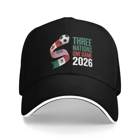 2026 USA Canada Mexico Soccer Sun Baseball Cap  Spring Casual Hip Hop Hats For Couple Women Outdoor Gym Snapback Cap