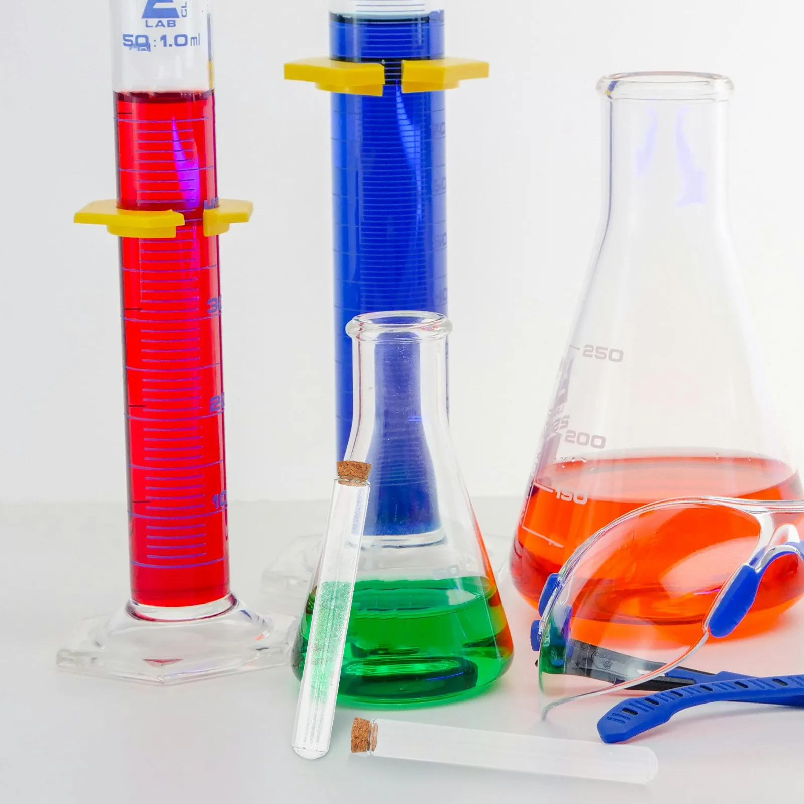 

20Pcs Glass Test Tubes Cork Stopper 20Ml Capacity Round Bottom Lab Sampling Storage Scientific Experiment Propagation