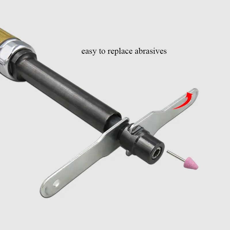 KOPO Extended Pneumatic Die Grinder Extended 3mm 6mm Air Grinding Mill Engraving Tool Polishing Carving Machine