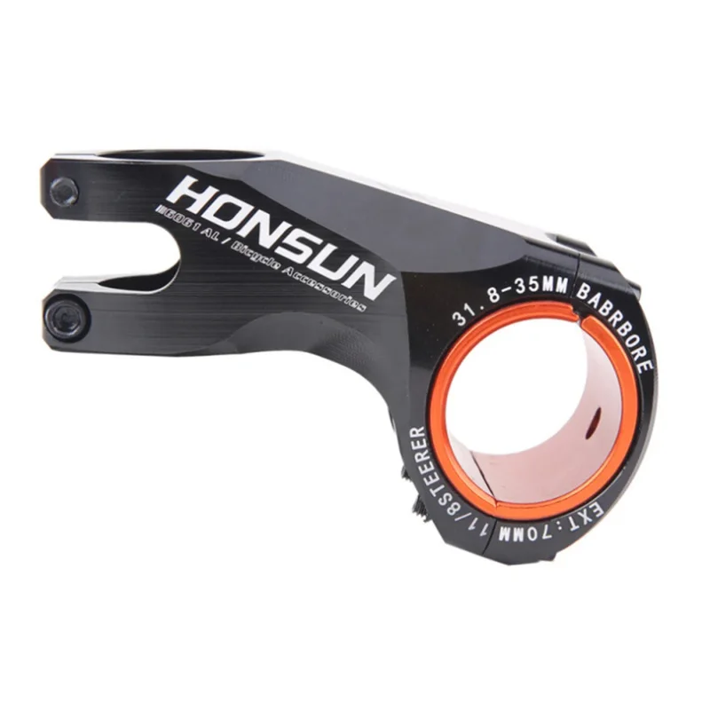 

CNC Bicycle Stem -17° Aluminum Alloy 31.8/35mm × 70mm Lightweight MTB Road Bike Handlebar Stem