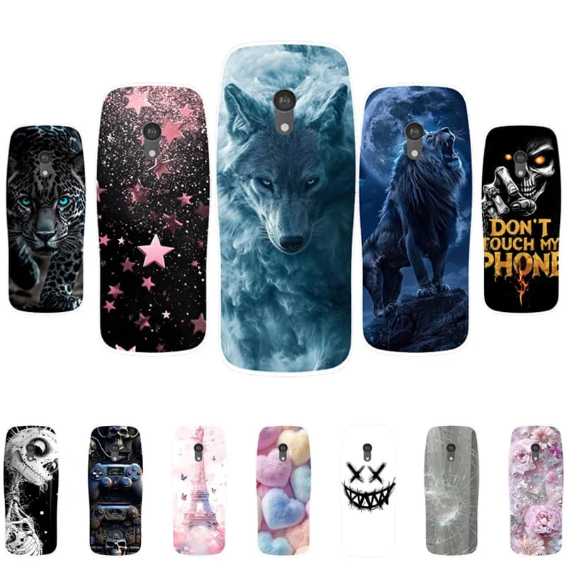 Para Nokia 3210 4G 2024 funda transparente de TPU suave de silicona bonita funda de teléfono de dibujos animados para Nokia 3210 TA-1618 Fundas protectoras traseras