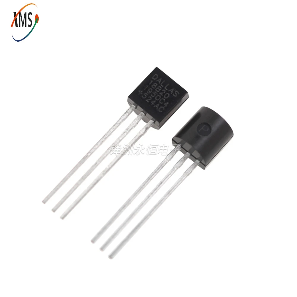 5PCS  DS18B20 Programmable Digital Thermometer  Sensor 18B20   TO92