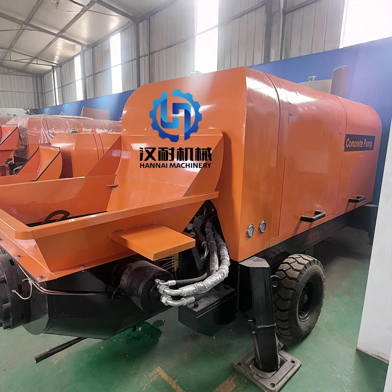 2025 جديد جودة عالية YG30 الديزل آلة مضخة الخرسانة مقطورة صغيرة مضخة نقل الخرسانة 20m3/ساعة قدرة مضخة خلاط الخرسانة