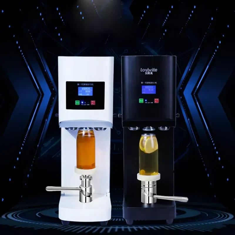 for Can Sealing Machine Tin Can Sealer Automatic Metal Container Lid Closing Equipment for Food Beverage Packaging