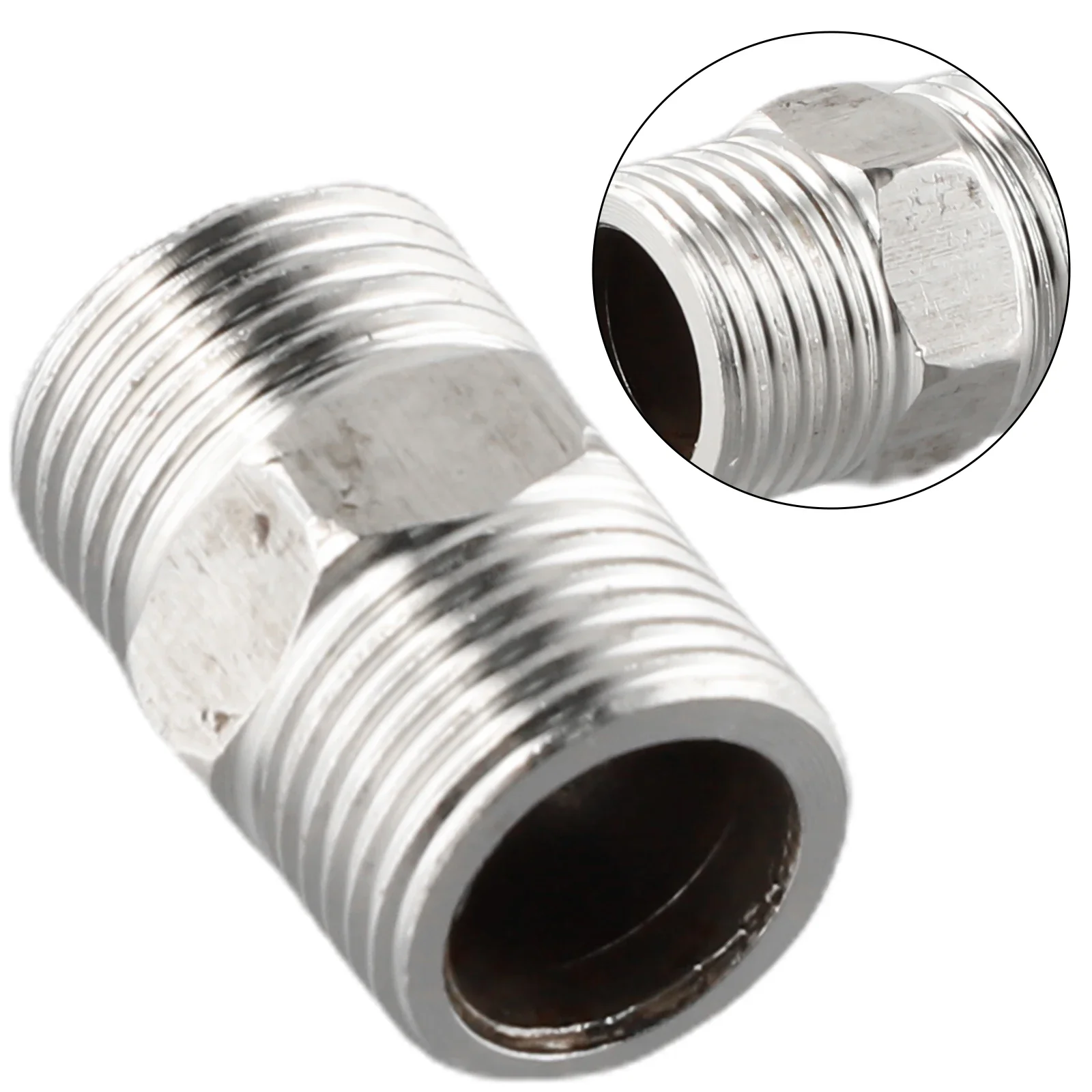 Extension Pipe Shower Hose For Showers Kitchen Stainless Steel Adapter Connector Longer Extend Home Improvement