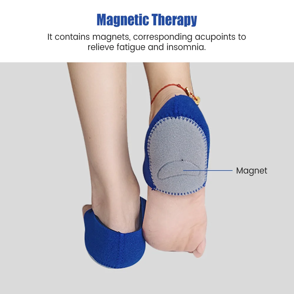 Soft Comfortable Magnetic Massage Insoles for Men & Women, Magnetic Therapy Footpad to Assist Better Sleep Quality