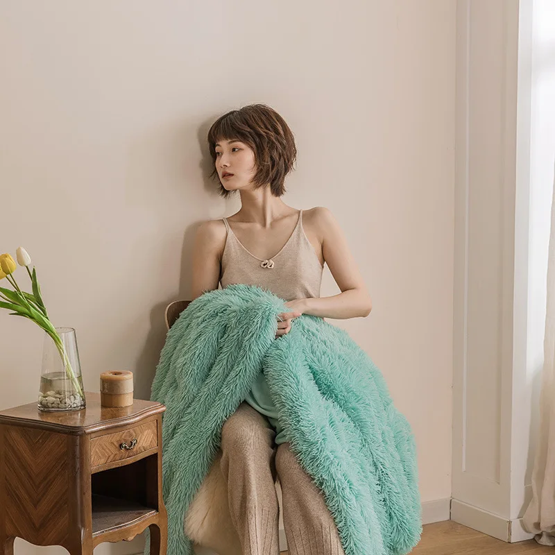 Настраиваемое постельное белье из утолщенного флиса, теплое флисовое одеяло с павлином