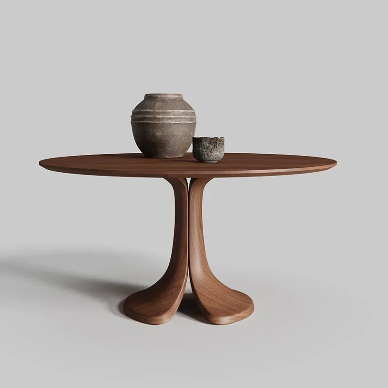 

Dining table and chairs with turntable