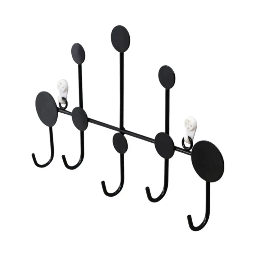 Milti-purpose Wall Ornaments Metal Wall Hanging Coat Rack Clothes Hanger Hooks Coat Hanger Punch-free Hat Racks Wall Hanging