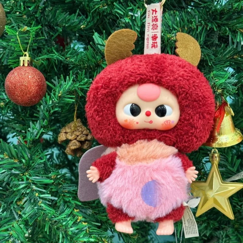 In Stock Babythree Elf Insects Series Vinyl Plush Sprite Blind Box Hand Ornaments Pendant Fan Collection Christmas toy Gifts