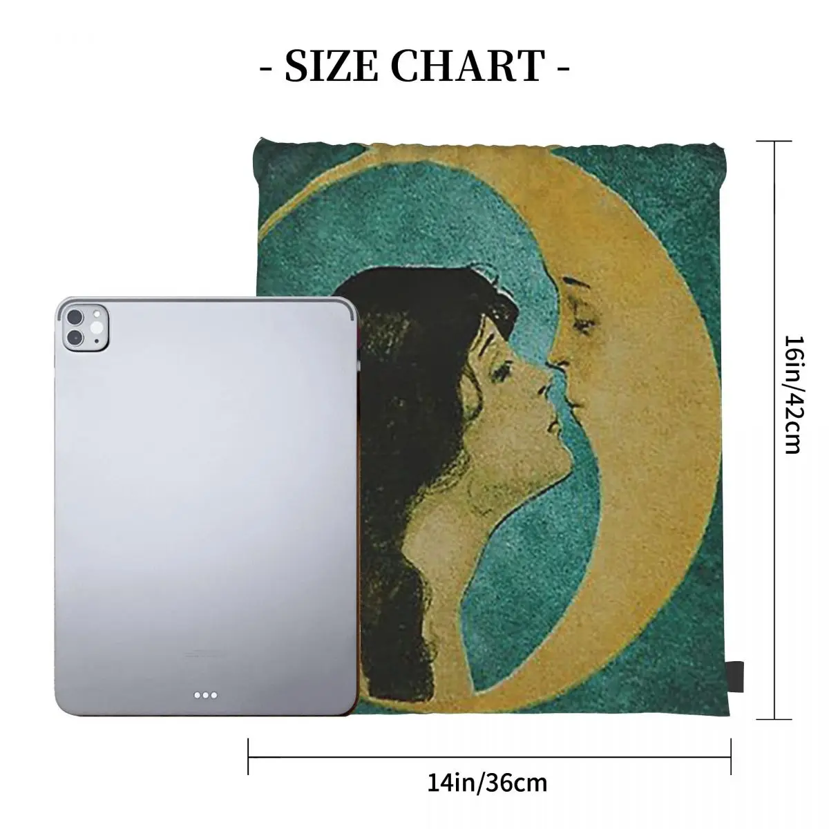 Dear Moon Backpacks Multi-function Portable Drawstring Bags Sports Bag Book Bags For Man Woman Students