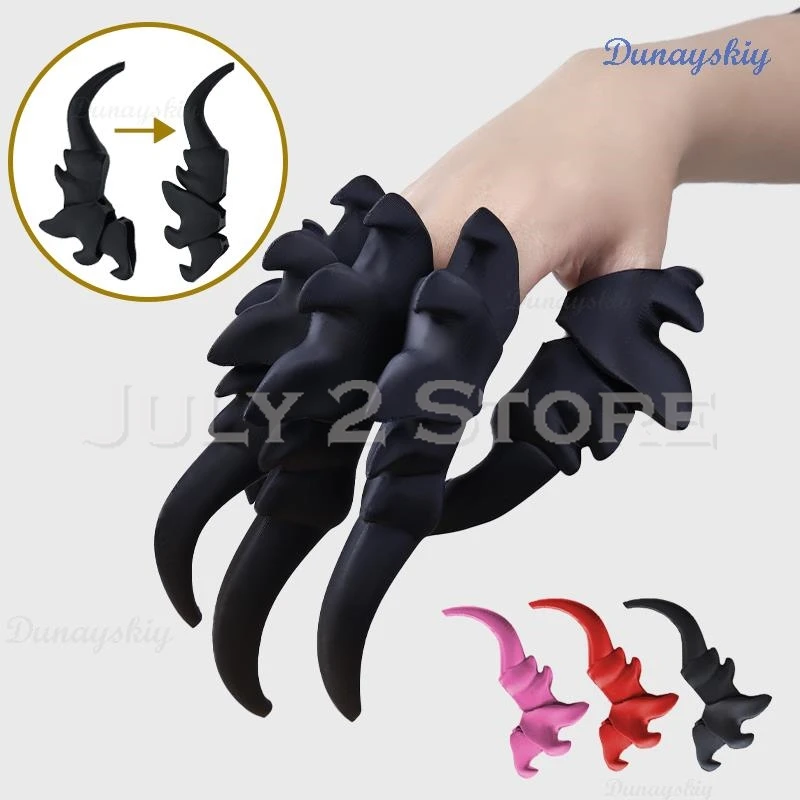 Kigurumi Kig Dragon's Claw Paw Gloves 3D Printed Claw Cosplay Props Gloves Fingers Knuckles Armor Accessories Animel Roleplay