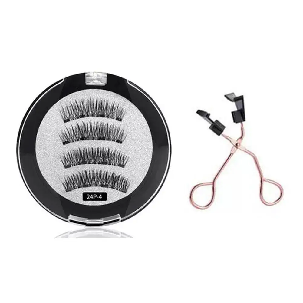 3D magnetische Wimpern mit 4/5 Magneten handgemachte Make-up Wimpern falsche Wimpern wieder verwendbare verlängerte Wimpern Drops hip falsch j1n7