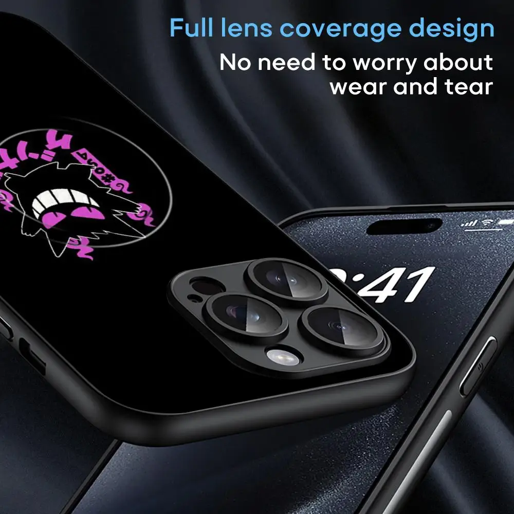 Gen-garS حافظة هاتف بتصميم عصري لطيف لهاتف آيفون 16 15 14 13 12 11 Plus Pro Max جلد غنم Magsafe فاخر عالي الجودة