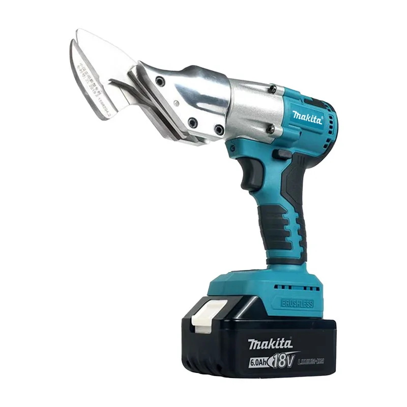 Makita 400W cisaille à métaux sans fil ciseaux à fer électrique sans brosse 2 vitesses variables avec lumière LED 18v outil électrique