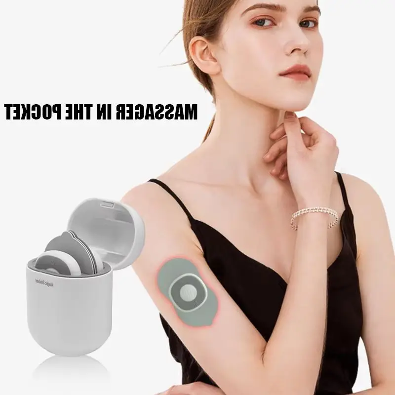 

Mini Shoulder Neck Intelligent Massage Patch Electric Massager Pulse Therapy Acupressure Patch Stimulator Pain Relief Relaxatio