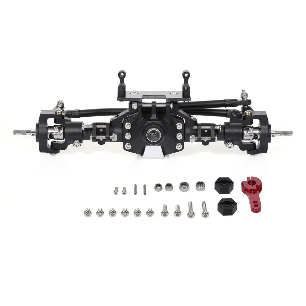 Assale anteriore posteriore in lega RC Bridge Axle RC pezzi di ricambio per Axial SCX10 II 90046 90047 RC Crawler Truck