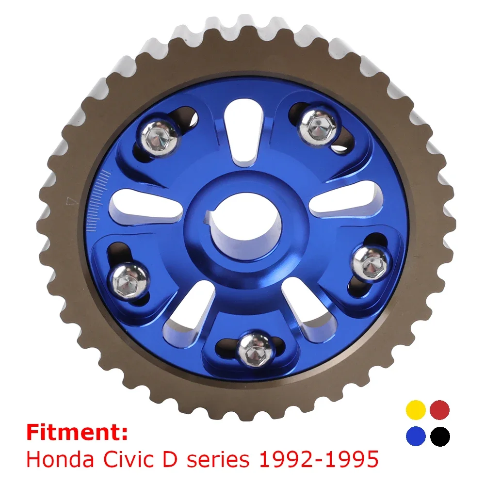 Adjustable Cam Gear Timing Gear Pulley Gold Blue Black Red For D Series Honda Civic 92-95 Wear Parts