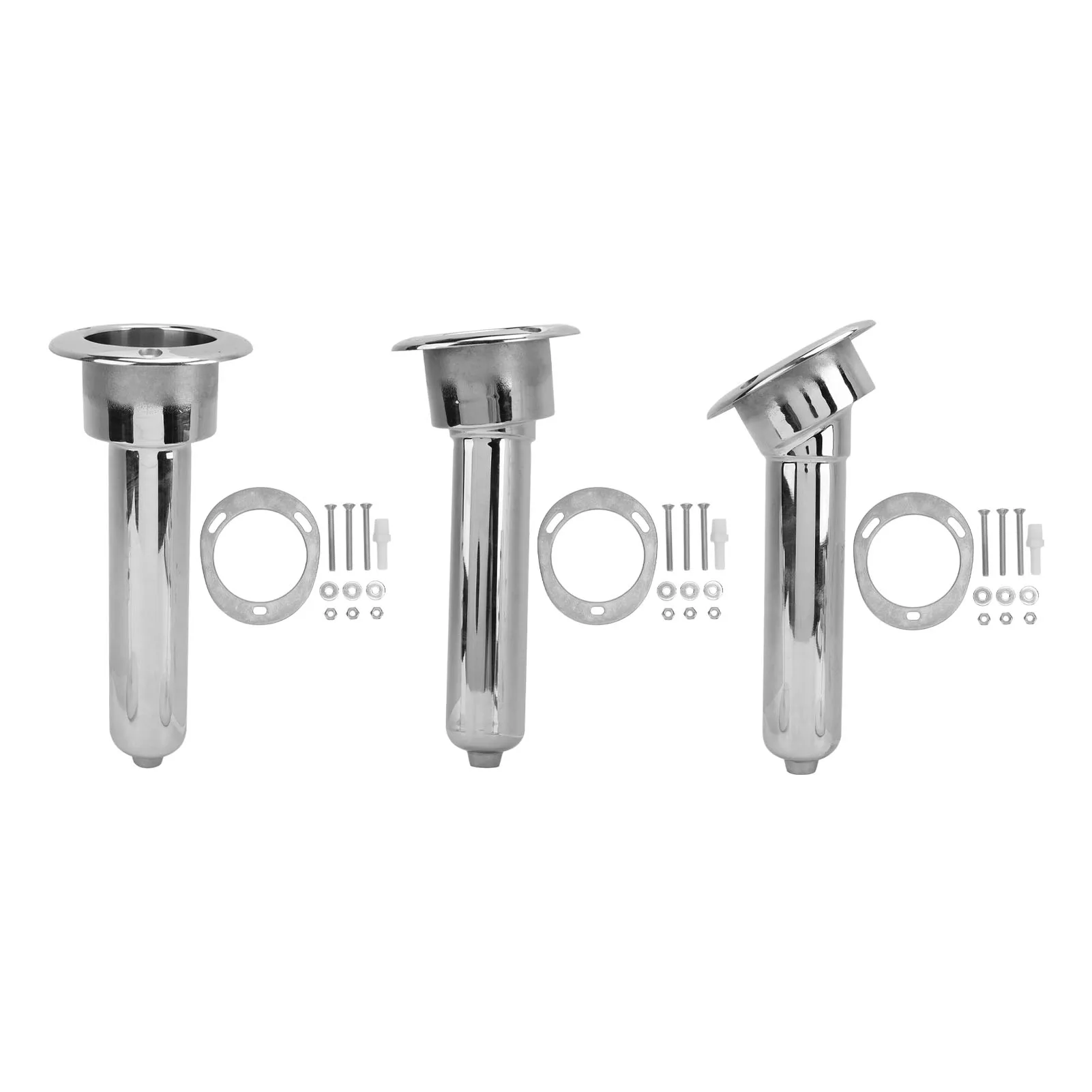 Boat Fishing Rod Cup Holder Easy Installation Enhanced Stability Outrigger Tube Cup Holder High Strength for Yacht Ship