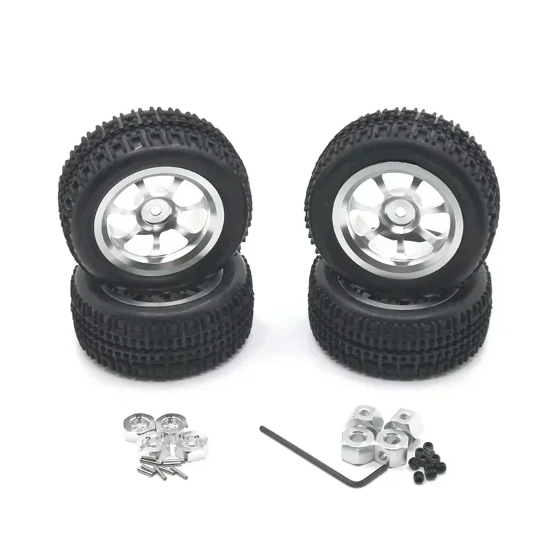 

Metal Upgrade Metal Wheel Tire for Wltoys WPL MN LC RC HL Remote Control Car