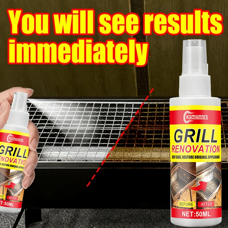 

Oven and kitchenware rust remover, suitable for grills, cookware, stoves, ovens, and other metal surfaces.