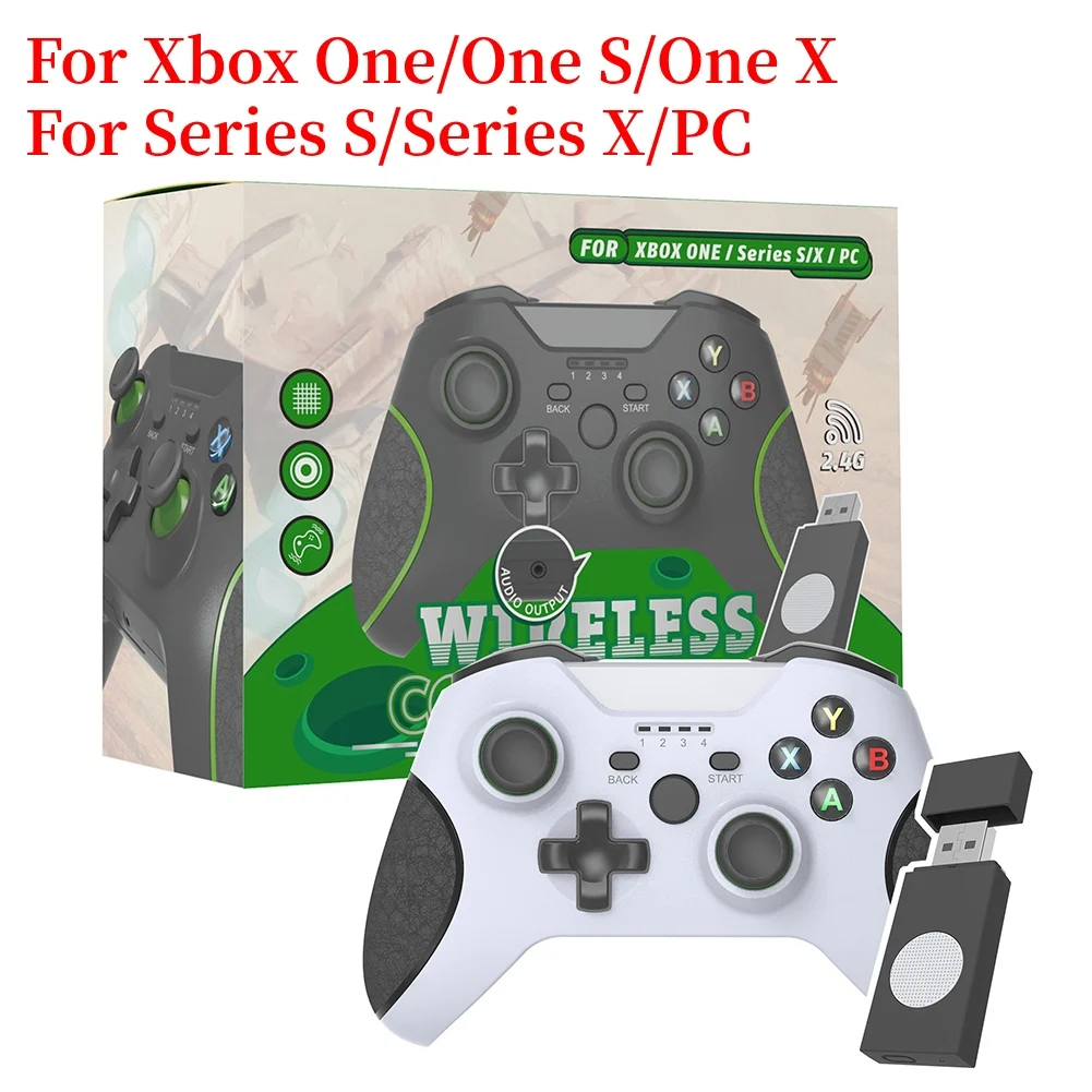 

2.4G Wireless Console For Xbox One/S/ X/Series S/X Controller Support PC Windows 600mA Built-in 3.5MM Jack Gaming Accessories