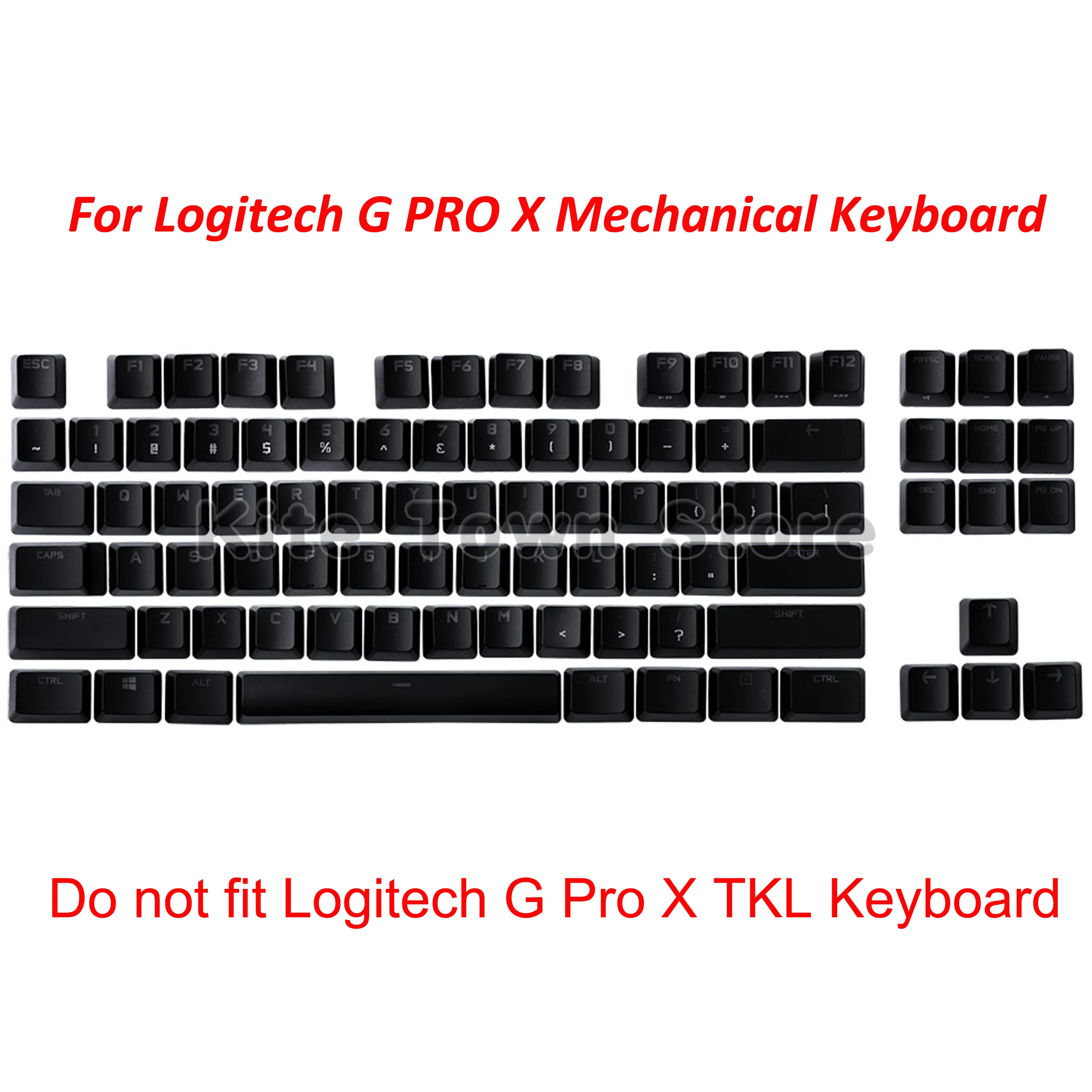 

Полный Набор сменных колпачков для клавиш для механической игровой клавиатуры Logitech G PRO X