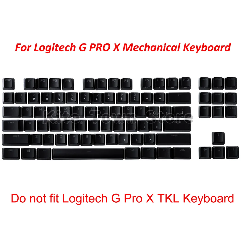 Logitechg pro xメカニカルゲーミングキーボード用の完全な交換用キー