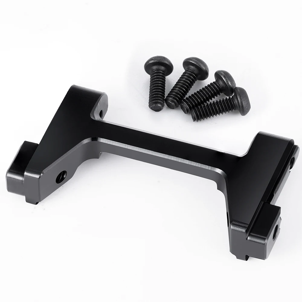 MIBIDAO Aluminiowy stojak na serwo przedniego/tylnego zderzaka do TRX4-M Bronco Defender 1/18 RC Crawler Model samochodu Części do modernizacji