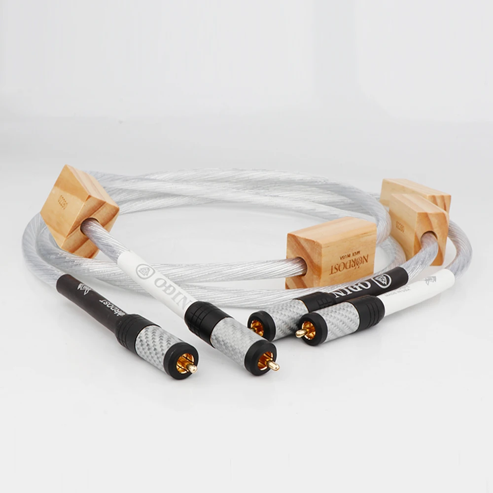 

Nordost Odin 2 Lnterconnect RCA Audio Cable With Carbon Fiber Gold-Plate RCA Plug For Amplifier CD Player