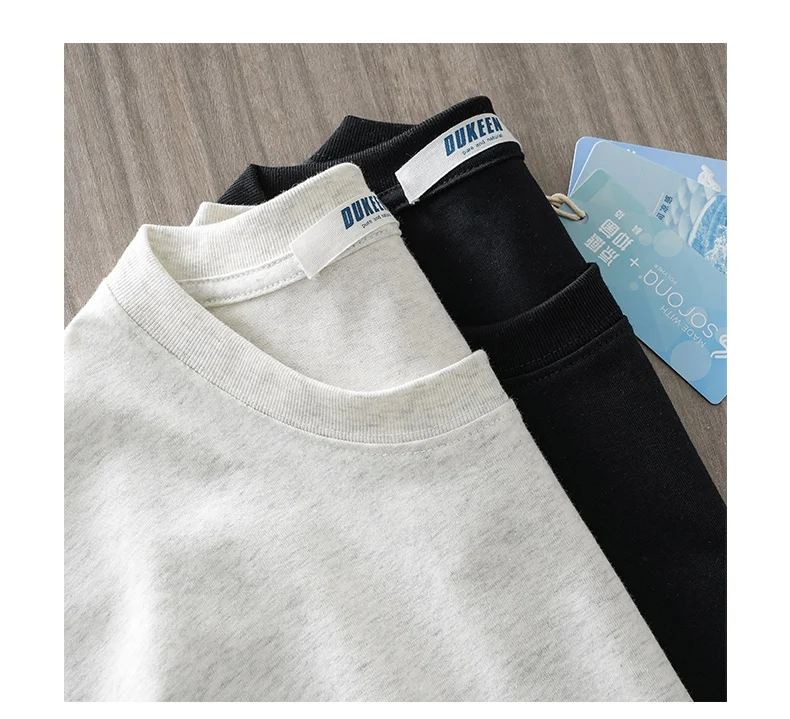 Dukeen Upf50+ Sorona Stoff Coolness T-Shirt Männer Kurzarm Sommer Sonne Eis Seide Einfarbig Antibakterielle T-shirt männer Kleidung – Detail 13
