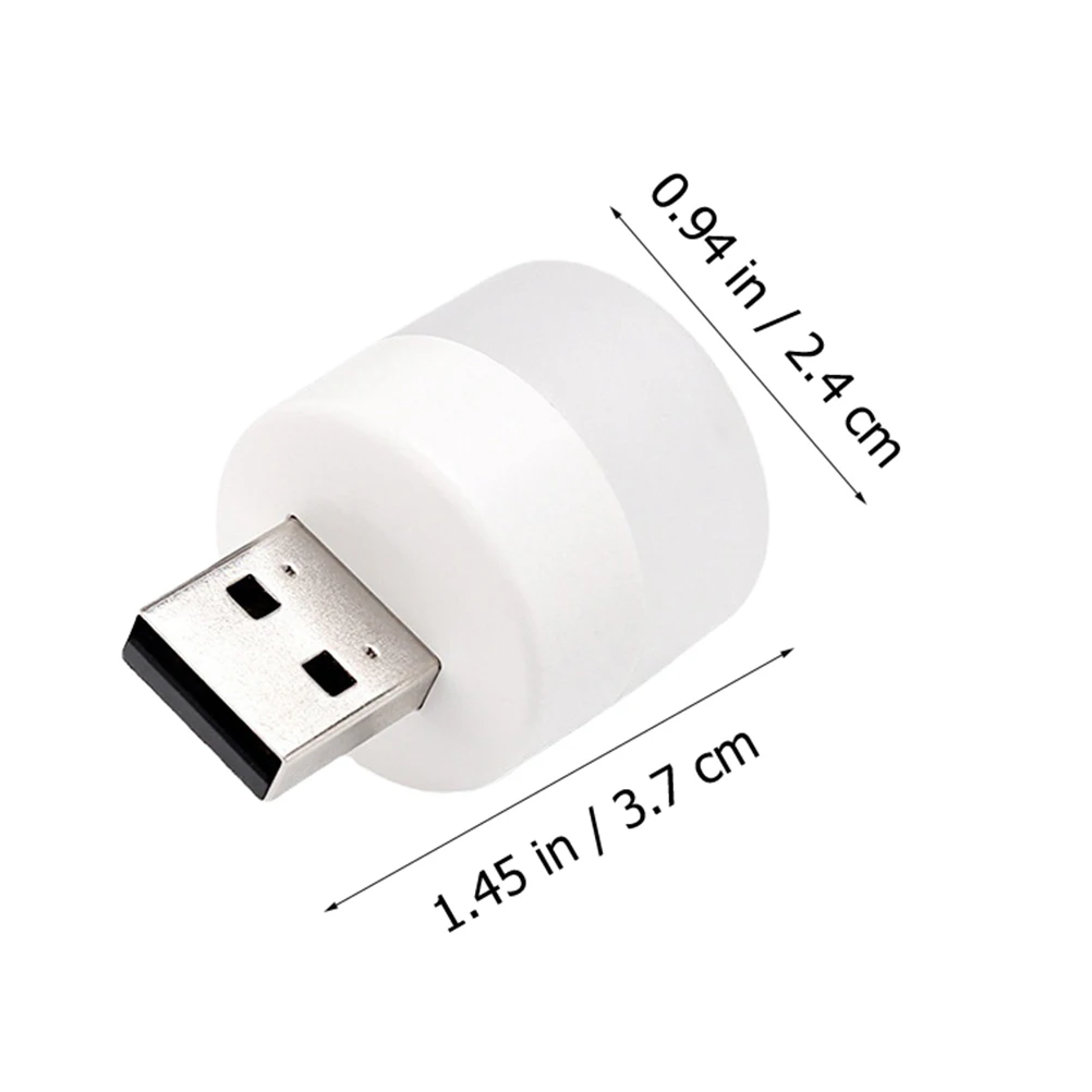 

18 Pcs USB Night Light Mini Lamp Portable Eye Protection Car Interior Atmosphere Decorative LED