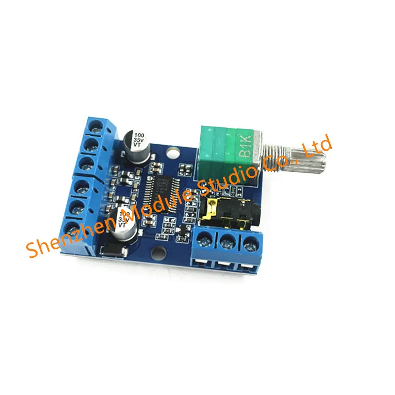DY-AP3015 DC 8-24V 30W * 2 Class D Dual Channel High Power Stereo Digital Amplifier Board with Adjustable Volume Potentiometer