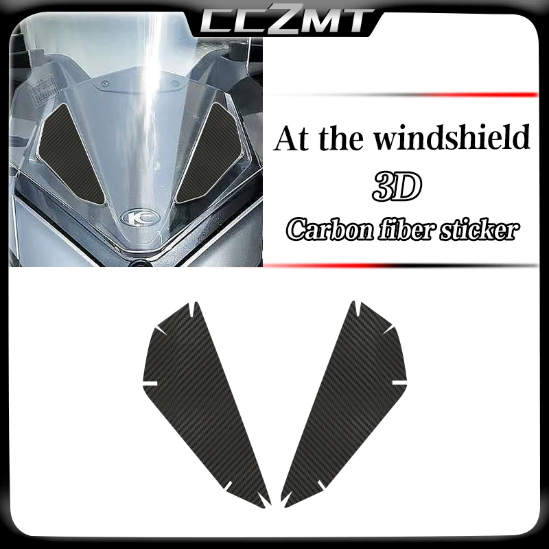 For KYMCO Racing H150 2024 3D carbon fiber body protection sticker waterproof  sticker film modification parts accessories