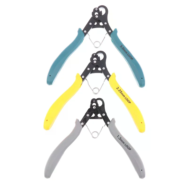 1.5/2.25/3mm Round Nose Plier Set Wire Rolling Bending Tool For Jewelry Making Repair