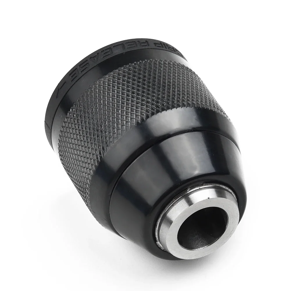

1pc Drill chuck 2-13mm Drill Equipment Keyless Quick Steel Tool 1/20-20UNF Accessories Black Carbon shank Change