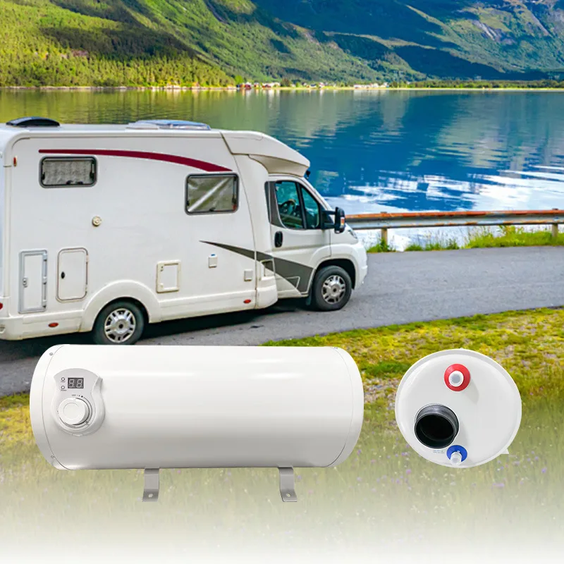 

Мини-накопитель воды постоянного тока, небольшой кухонный сокровище, электрический водонагреватель для автофургона со встроенной обработкой выхлопных газов