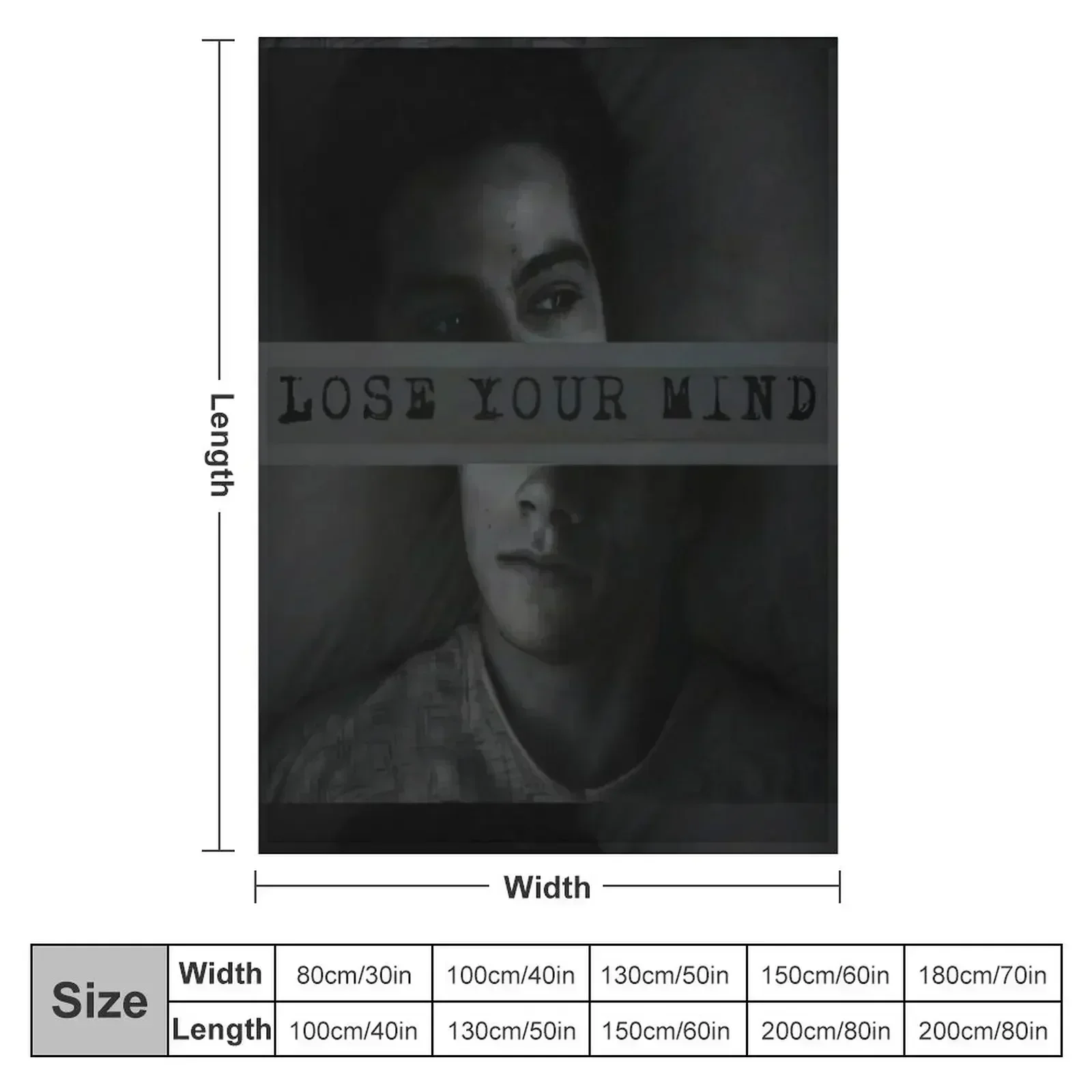 Void Stiles - Lose Your Mind Throw Blanket for winter For Baby Designers Sofa Throw Blankets