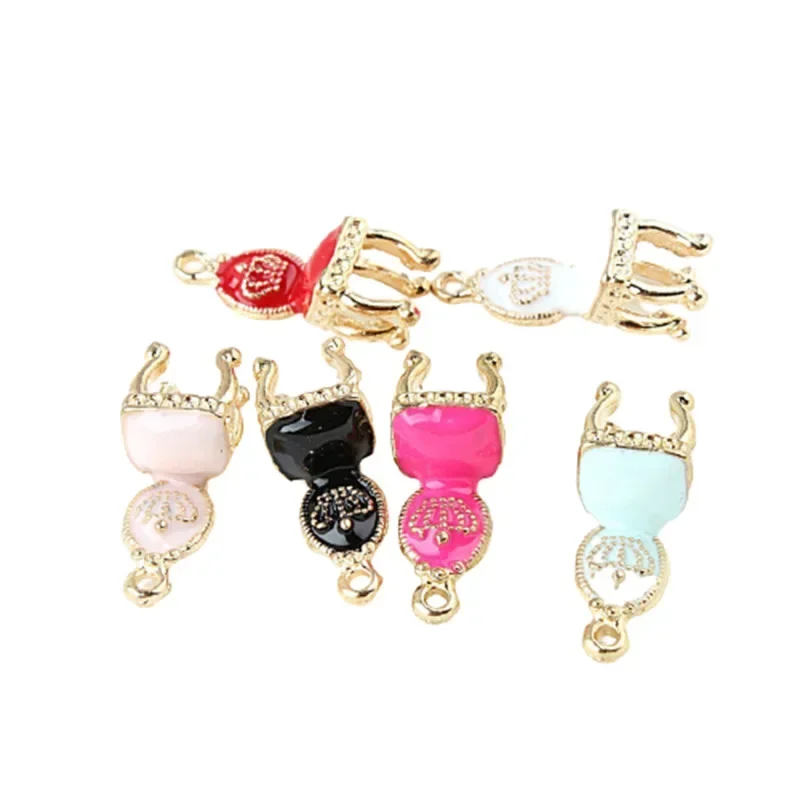 10 قطع النمط الأوروبي الطعام كرسي المينا الأثاث سحر لصنع المجوهرات لطيف القرط قلادة سوار قلادة سحر DIY #5