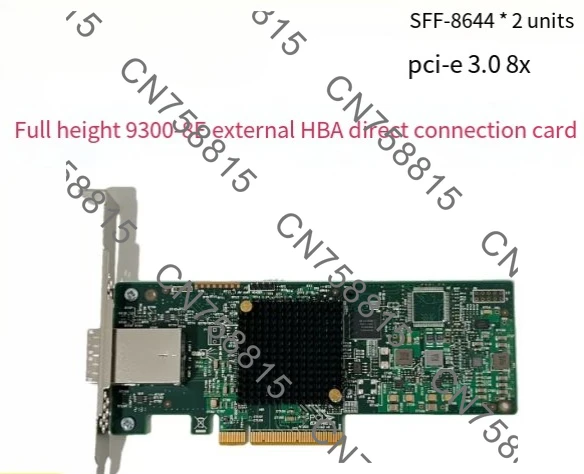 Pass-through Card，LSI SAS 9300-8e LSI00343 SAS3008 12Gb/s External HBA Card
