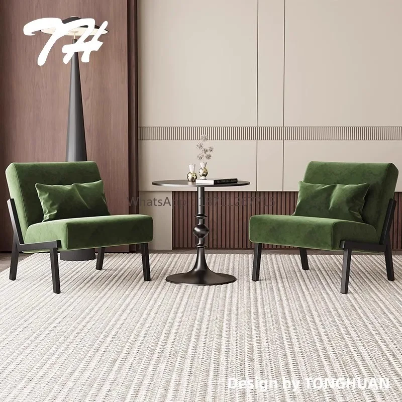 Lazy reception chair - perfect for guest rooms, bedrooms, single sofa, balcony, and living room