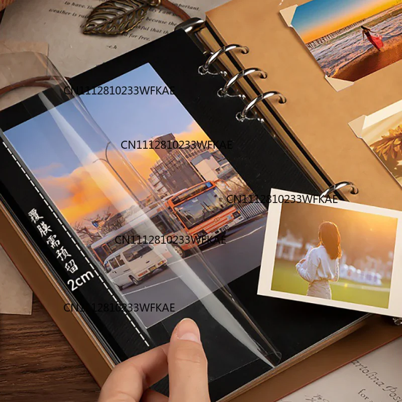 Diy Retro Album Lovers Memory Book Commemorative Kraft Paper Film Commemorative  Envelope Storage Self Adhesive Handmade Gift
