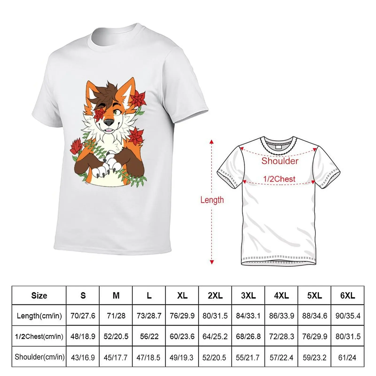 Red Fox Ally (Female) T-Shirt graphic shirts graphic t shirts plus size men clothing