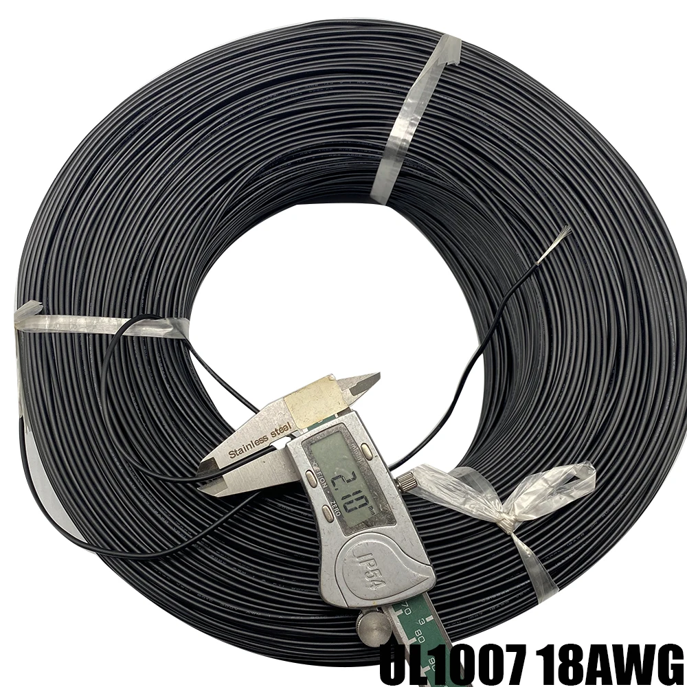 10M/lot Power Delivery Cable Connect Wires AWG18 Power Cord Multicolor Extension Cord Connector Stranded Tinned Copper Wire