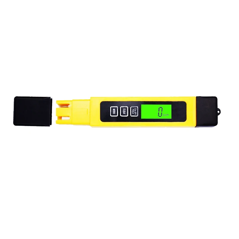 Compact Water Testing Pen with Backlit Screen for Conductivity pH and Temperature Readings in Multiple Water for source Types
