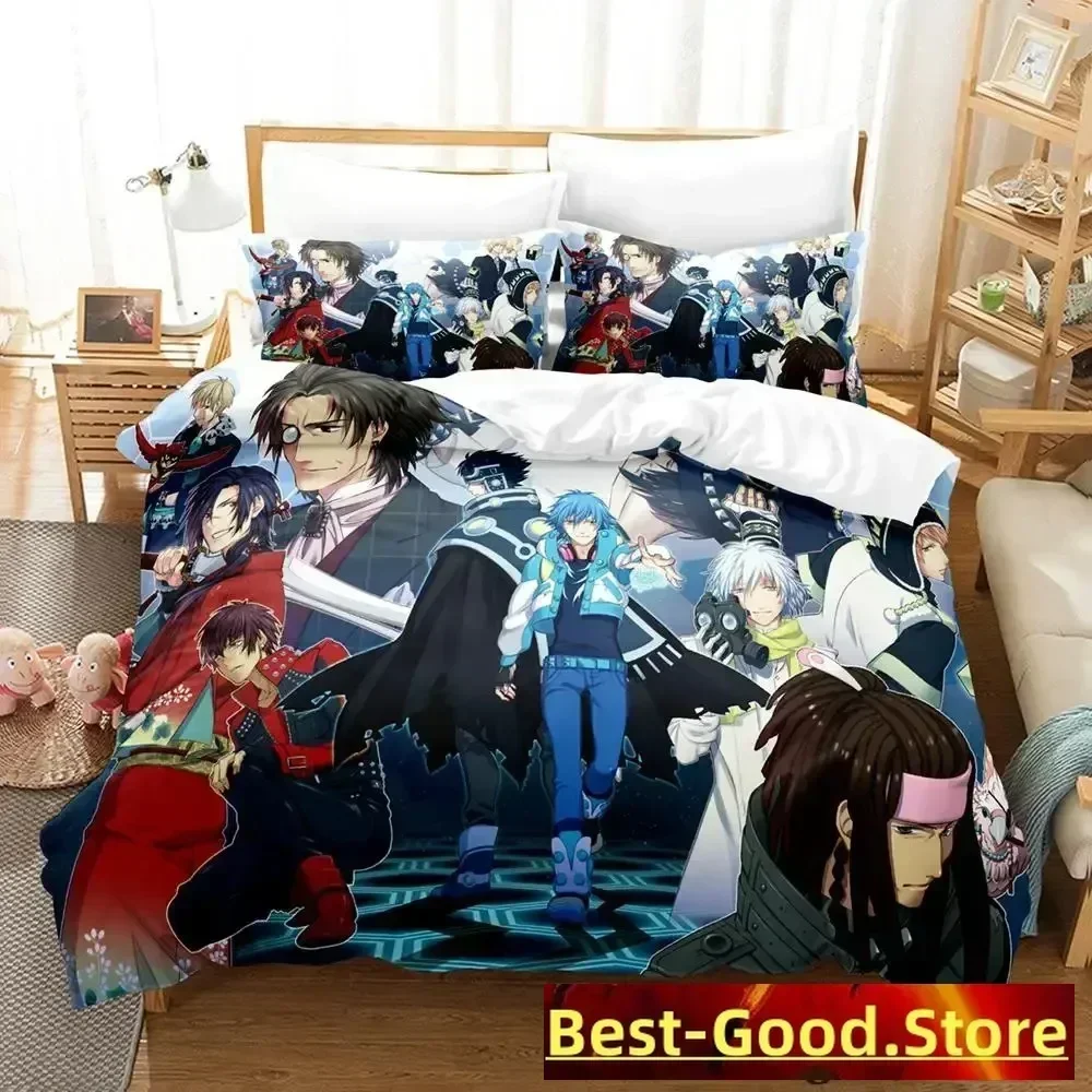New DRAMAtical Murder Bedding Set Cartoon Anime three-piece set Adult Kid Bedroom Duvetcover Sets 3D Kawaii letto matrimoniale
