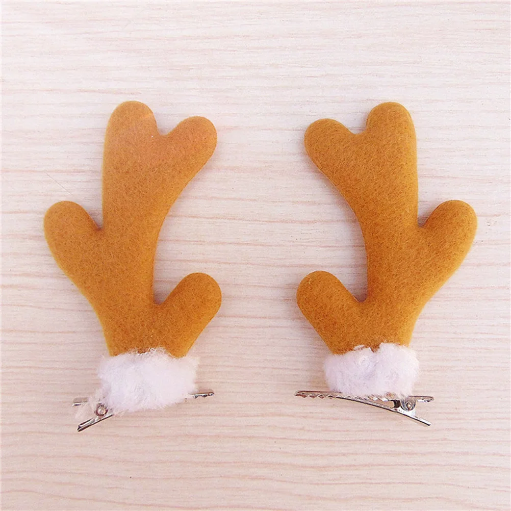 

Hair Hair Pins Clips Antlers Hat Shape Women Party Wedding Decoration 'S Day Bobby Pins
