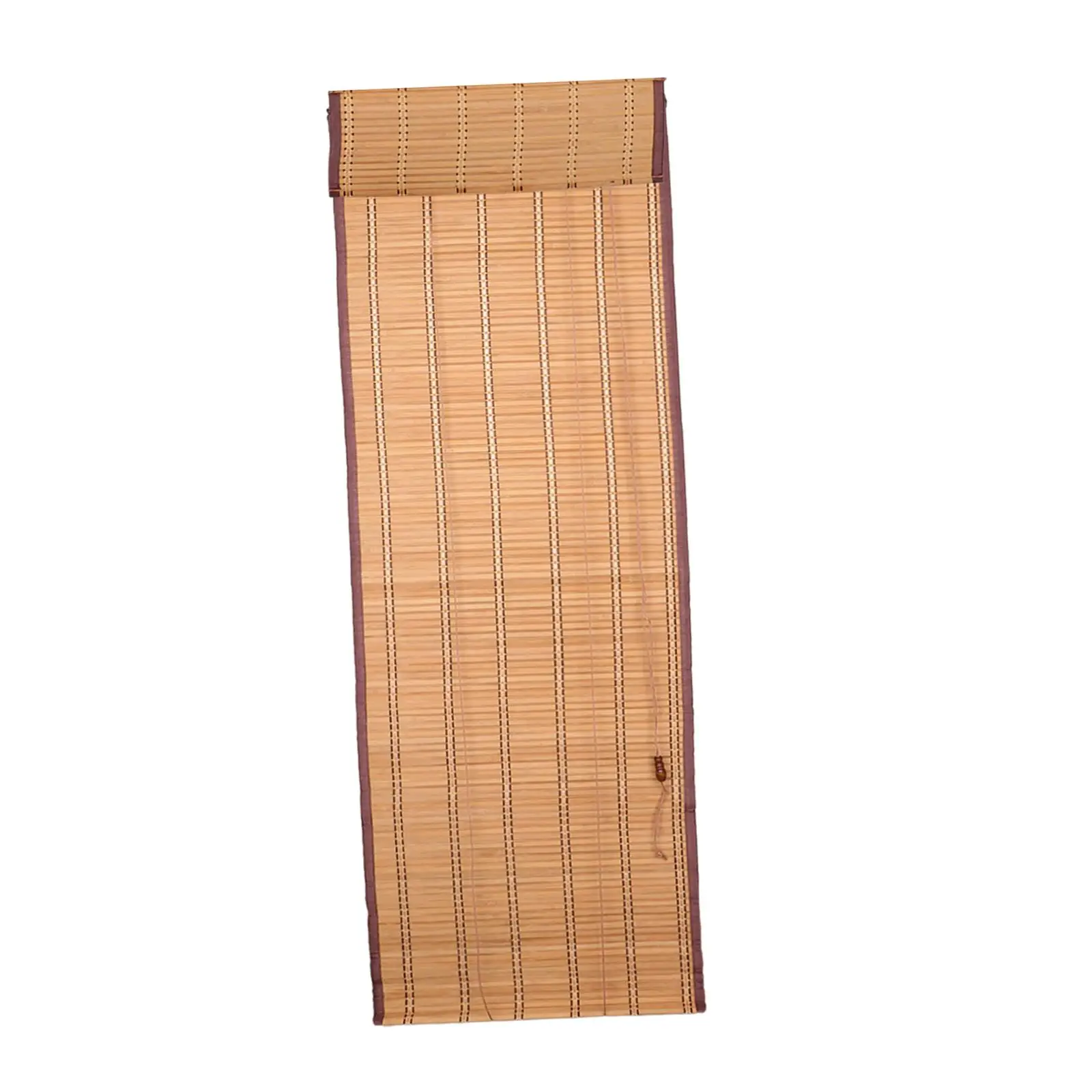 Bamboo Window Shades Sun Protection Light Filtering 22\'\' W x 59\'\' H Roller